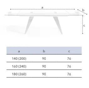 Tavolo Ext Glass